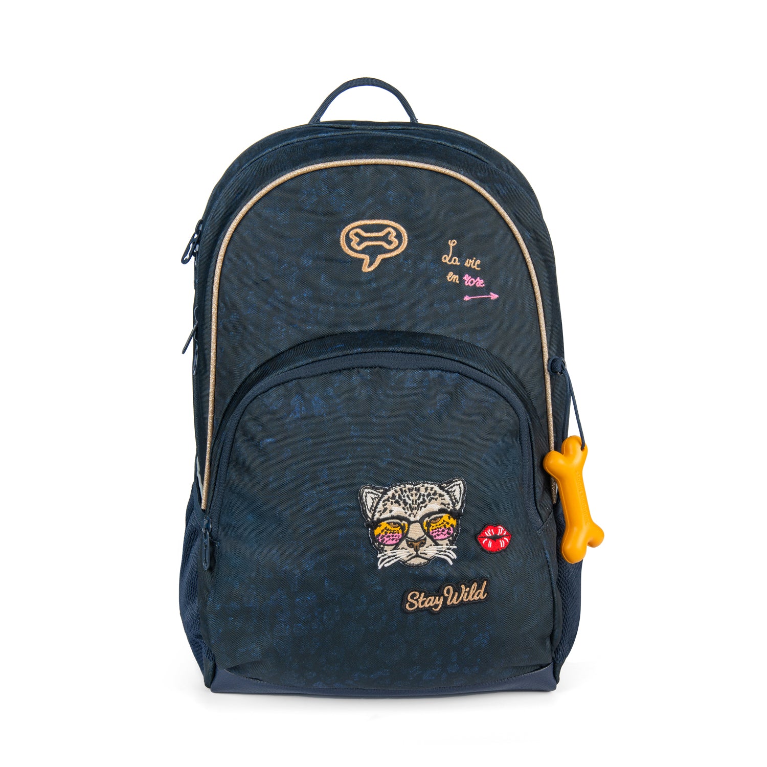 STONES & BONES Aspen 3.0 rugzak - LA VIE EN ROSE navy