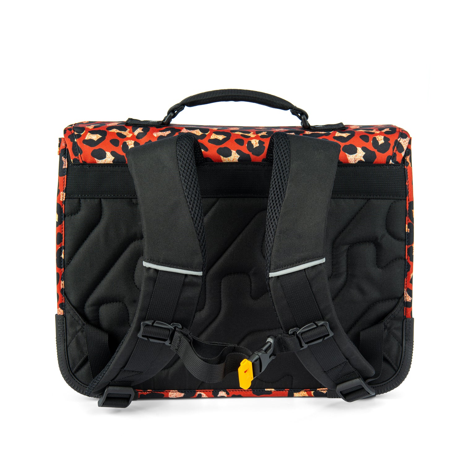 STONES & BONES Cedar schooltas - BLACK and GOLD roest