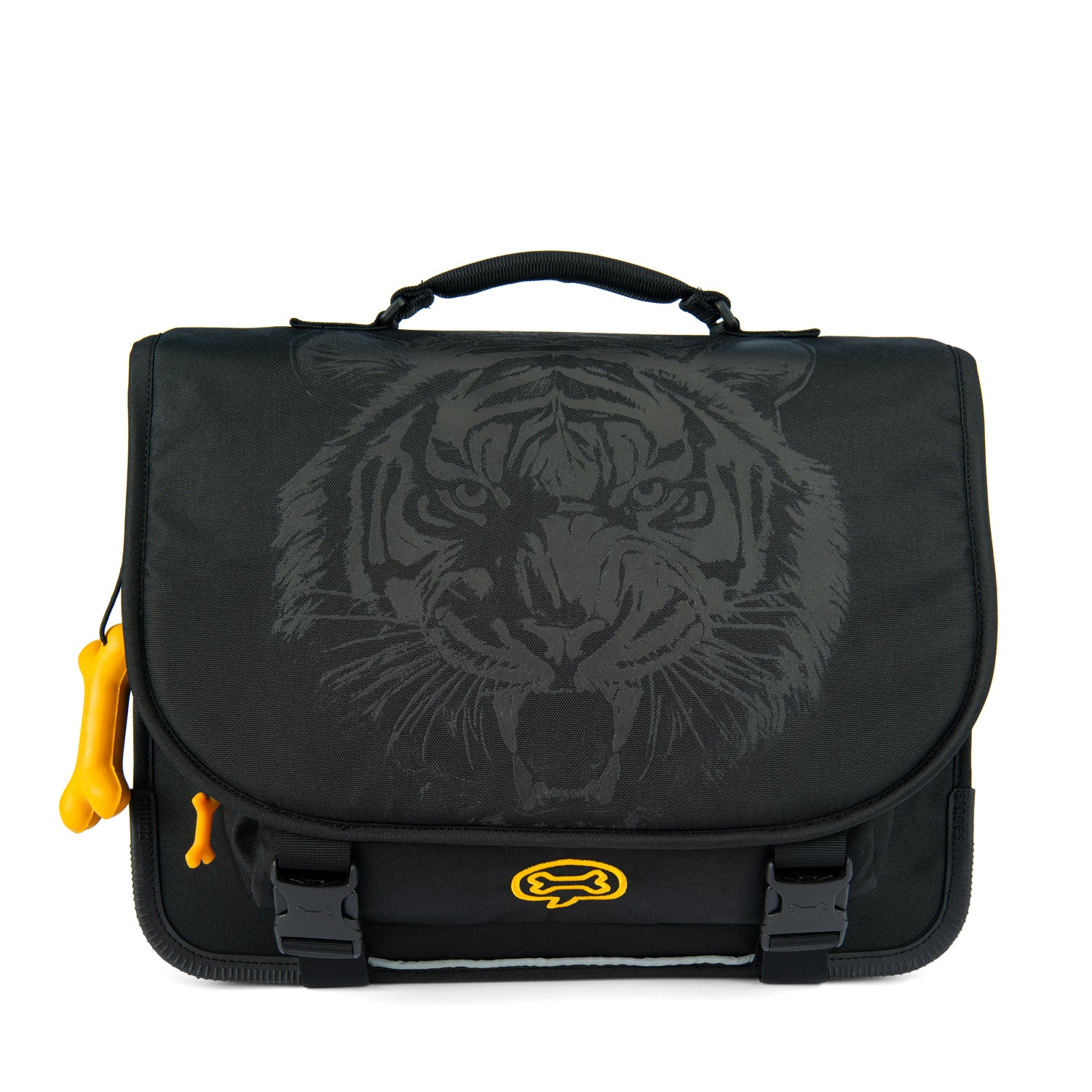 STONES & BONES Cedar PL schooltas - FIERCE TIGER zwart