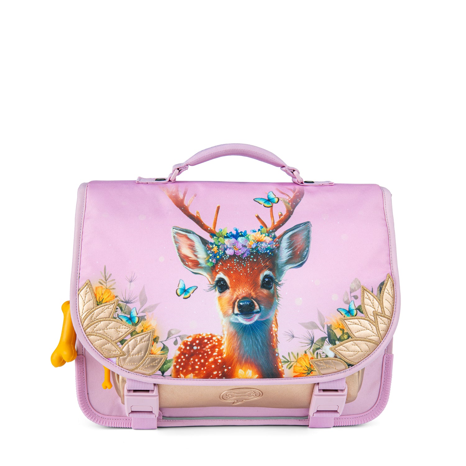 STONES & BONES Lotus PL schooltas - FAIRY FAWN mauve