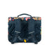 STONES & BONES Lily schooltas - FLORAL AMBUSH navy