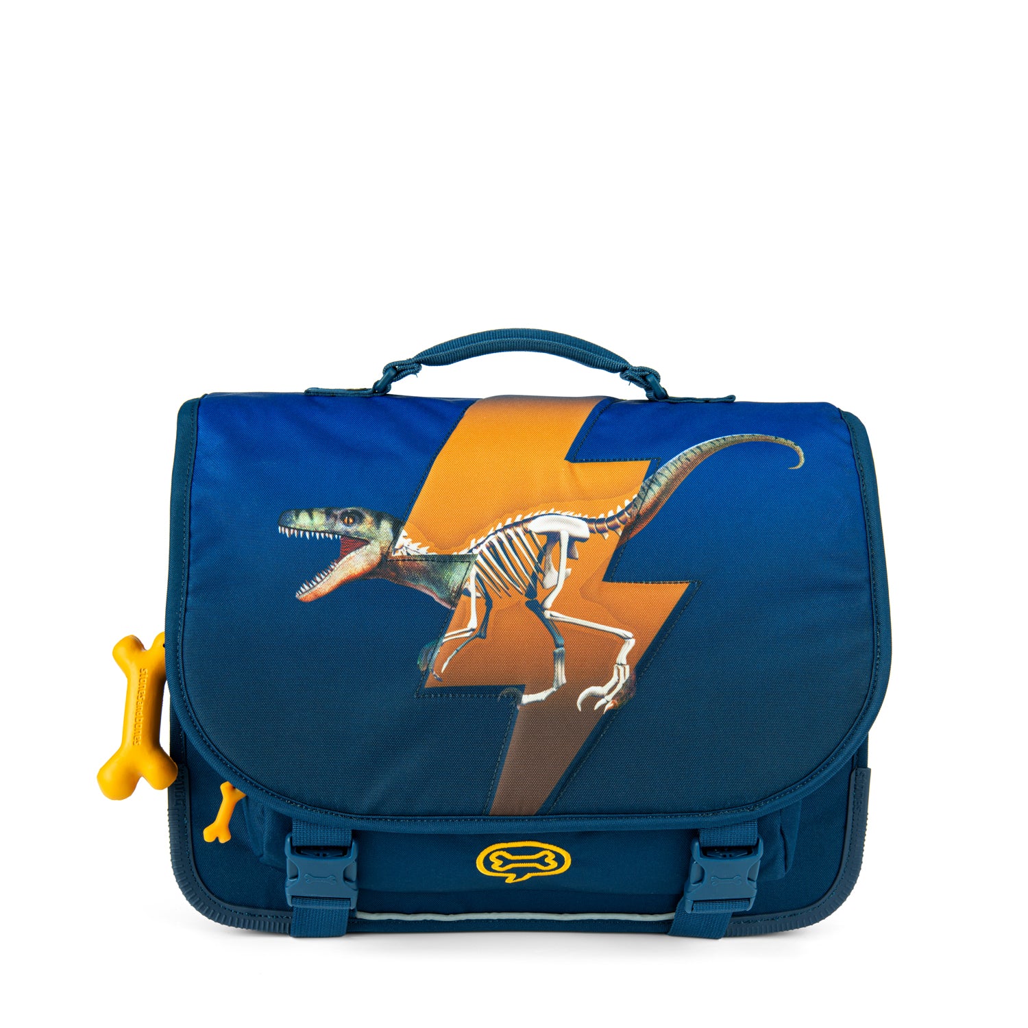 STONES & BONES Lily PL schooltas - ELECTRIFIED indigo