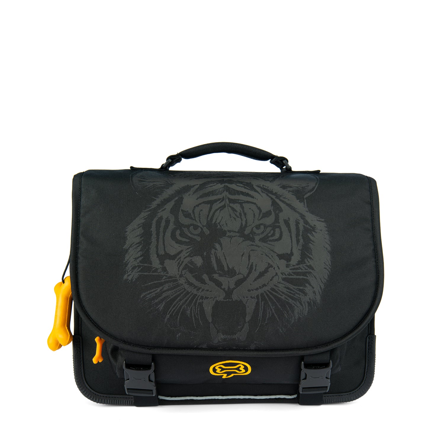 STONES & BONES Lily PL schooltas - FIERCE TIGER zwart