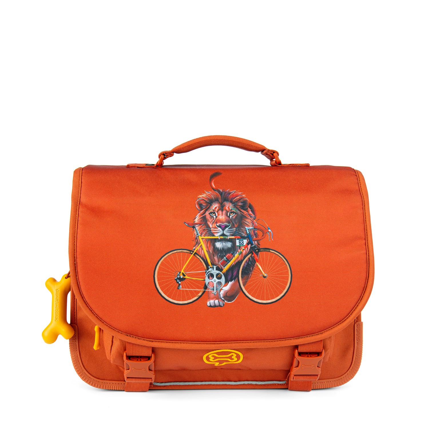 STONES & BONES Lily PL schooltas- KING OF THE ROAD roest