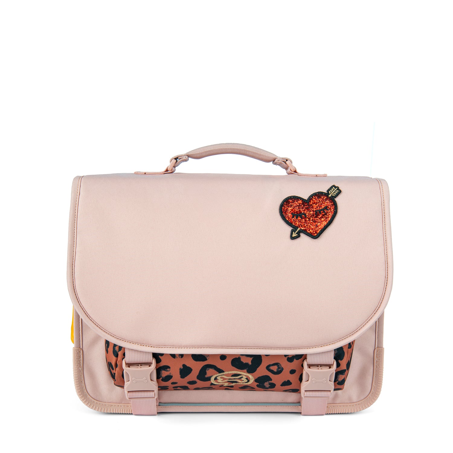 STONES & BONES Lupin schooltas - WILD HEART oud roze