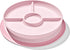 OXO TOT Stick & stay bord met 3 vakjes - blossom