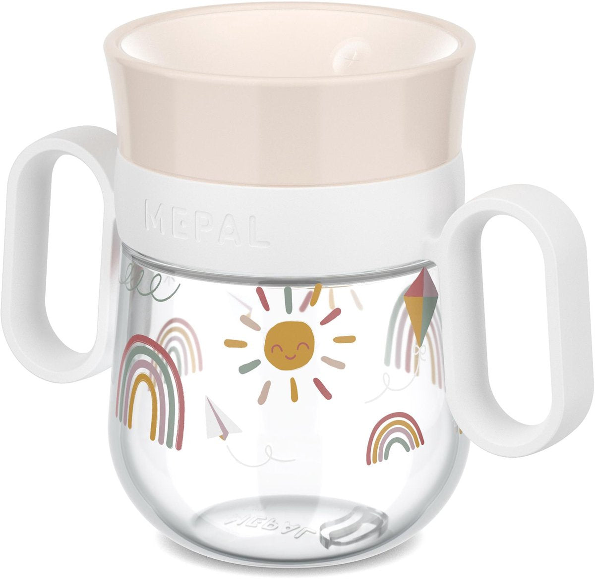 MEPAL 360° drinkbeker mio 200ml - sunshine  & rainbow