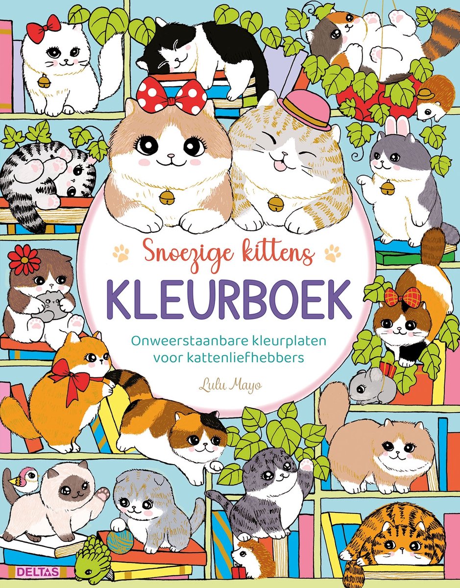 Snoezige kittens Kleurboek