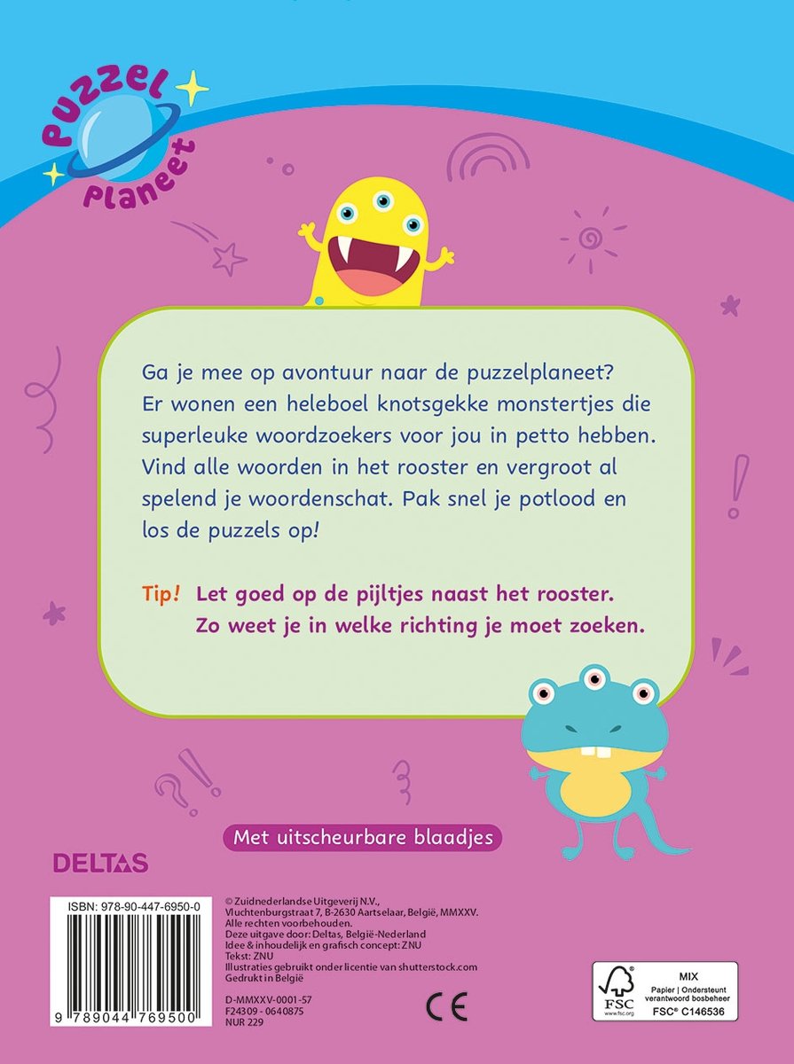 Puzzelplaneet - Superleuke woordzoekers (7-9 j.)