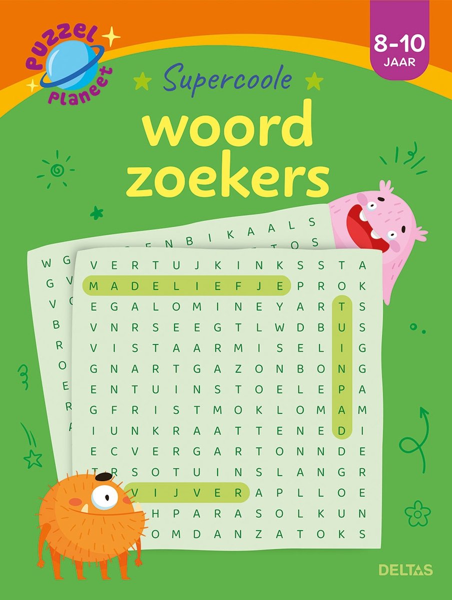Puzzelplaneet - Supercoole woordzoekers (8-10 j.)