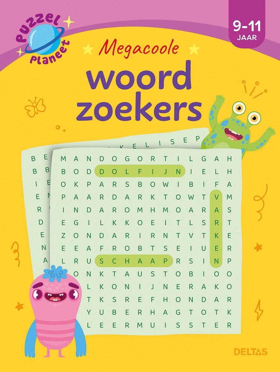 Puzzelplaneet - Megacoole woordzoekers (9-11 j.)