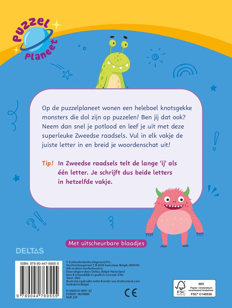 Puzzelplaneet - Megacoole zweedse raadsels (9-11 j.)