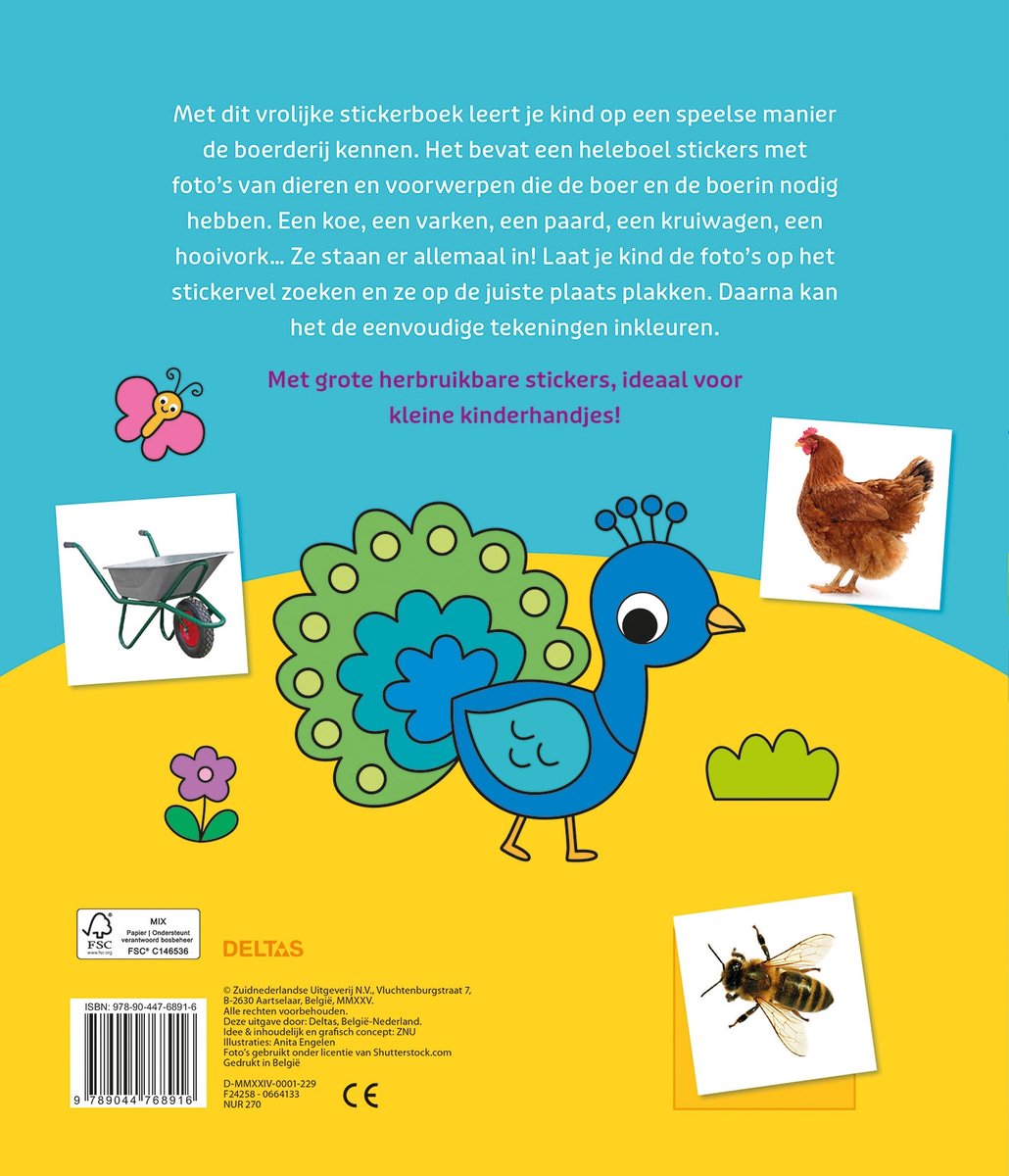 Op de boerderij Stickerboek