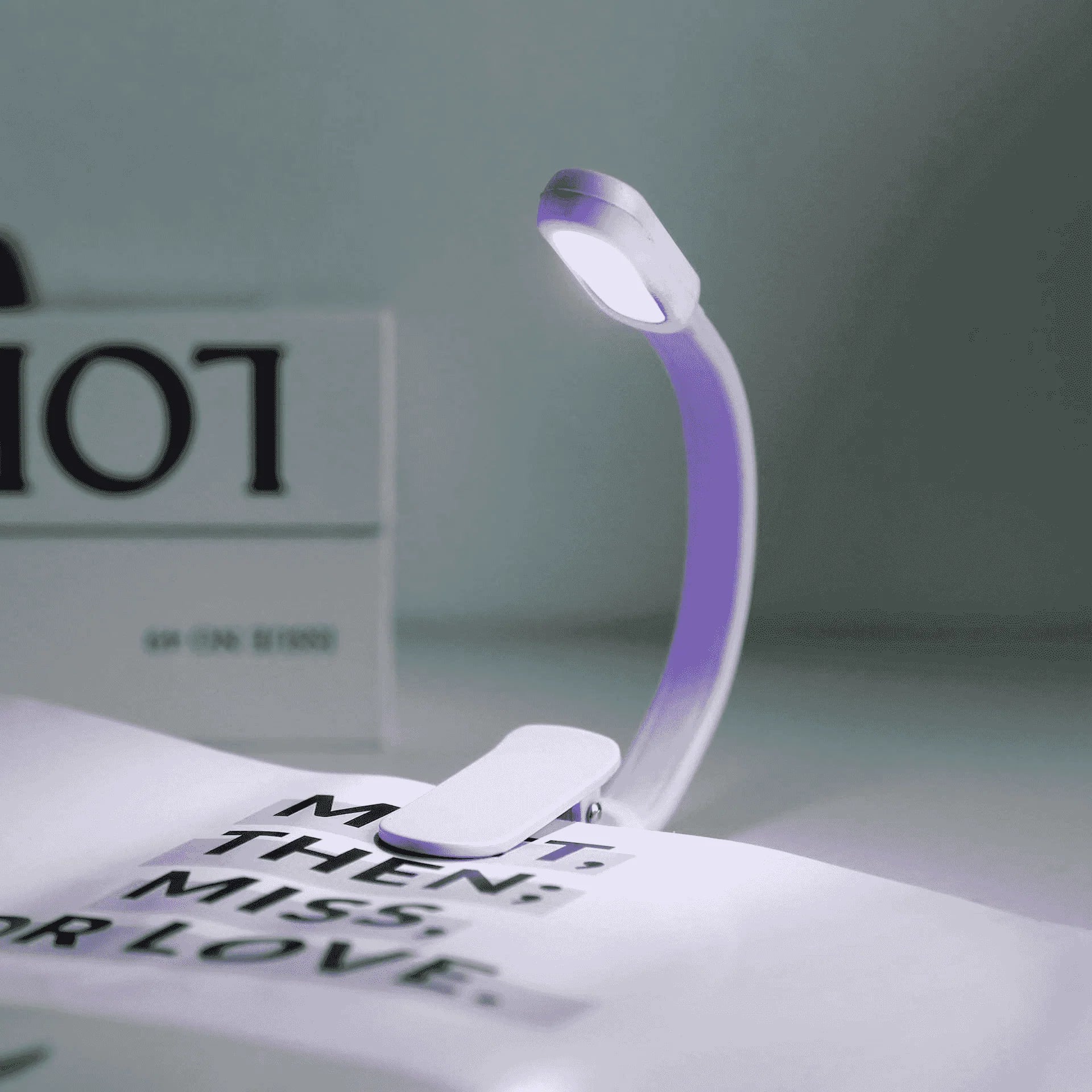 I-TOTAL LED Reading light - pastel purple
