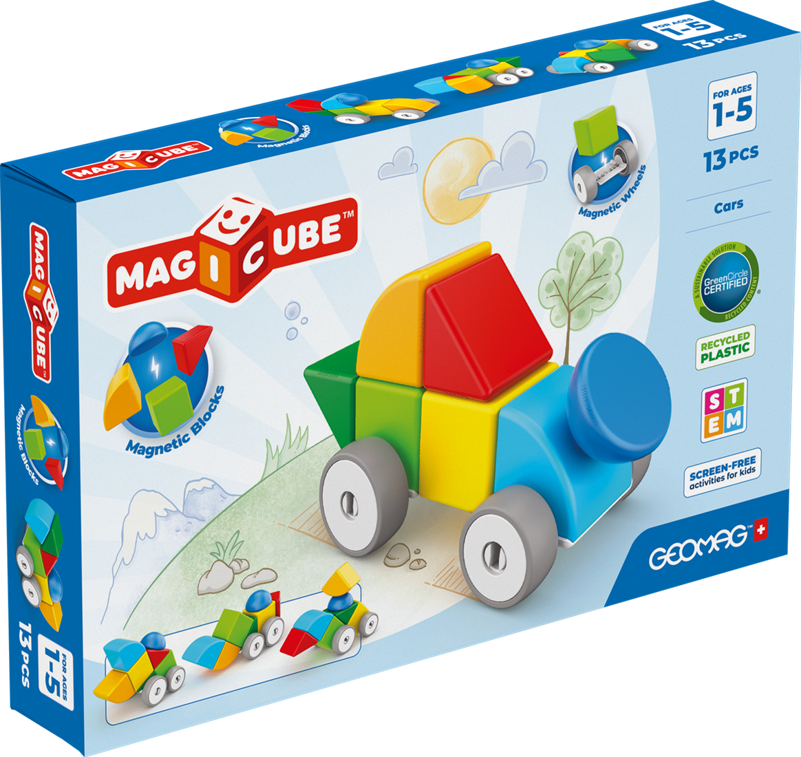 GEOMAG Magicube - Cars 13dlg