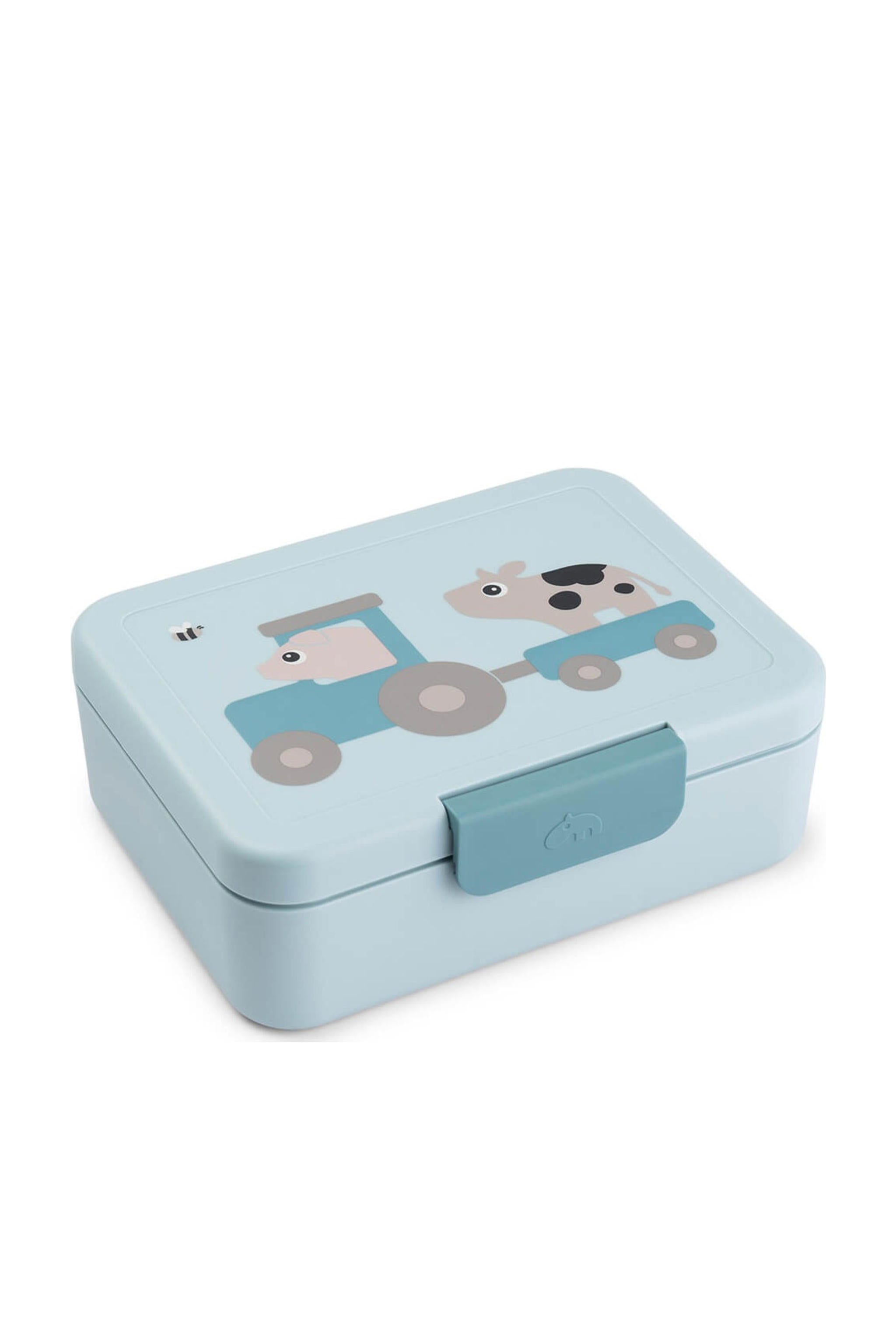 DONE BY DEER Tiny Farm -Lunchbox met onderverdeling - blauw