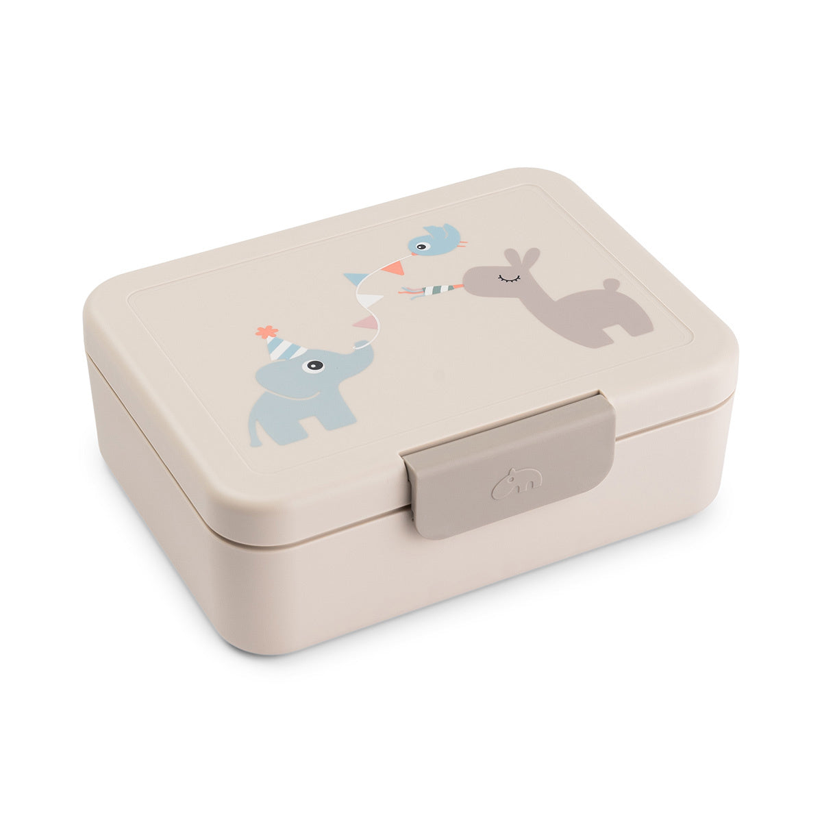 DONE BY DEER Celebration - Lunchbox met onderverdeling - zand