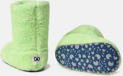 WOODY Pantoffels - groen - 37/40