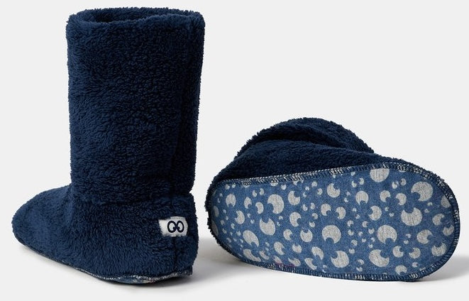 WOODY Pantoffels - donkerblauw - 37/40