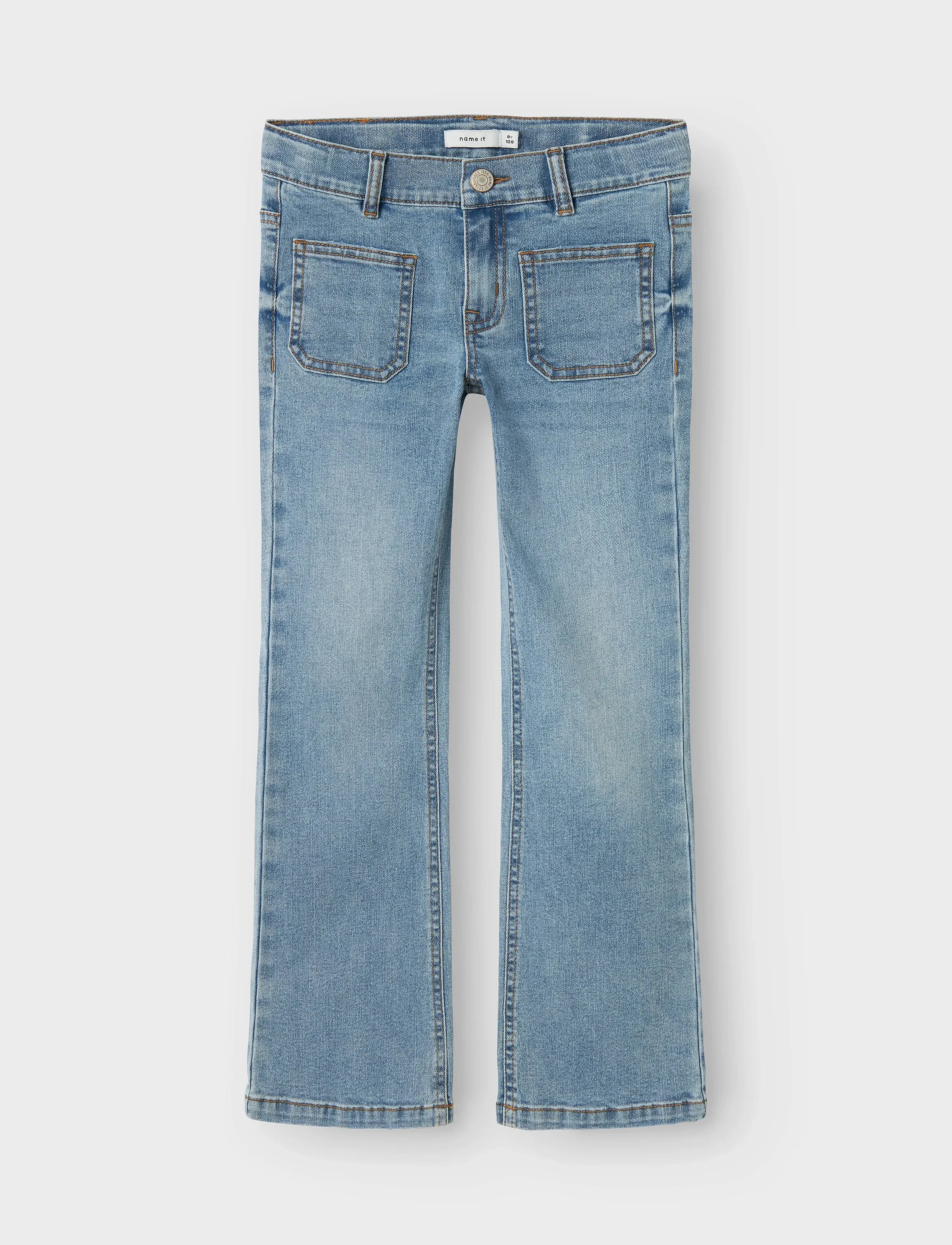 NAME IT G NKFPOLLY skinny boot jeans 7563-QT K - l. blue - 140