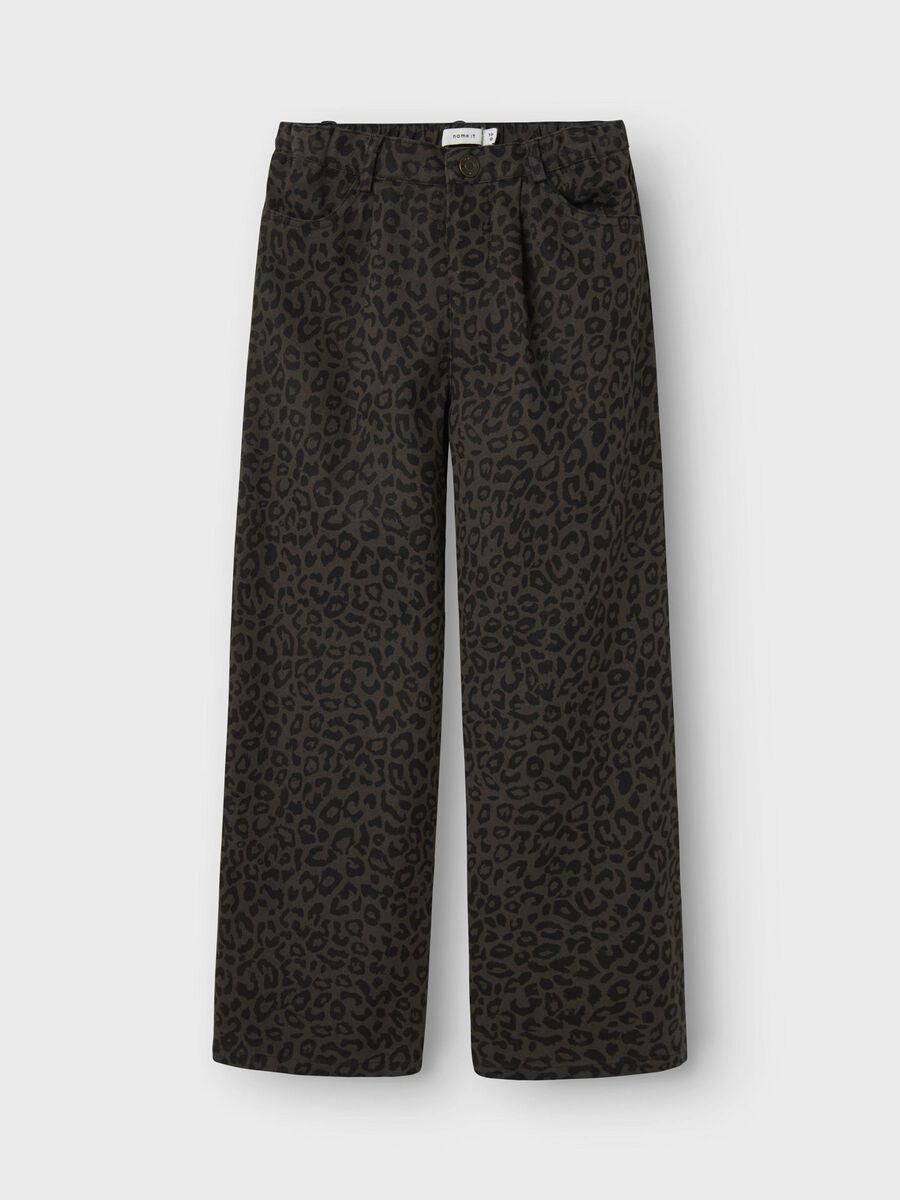 NAME IT G NKFBELLA broek wide leo twi 3270-HP L - mockingbird - 164