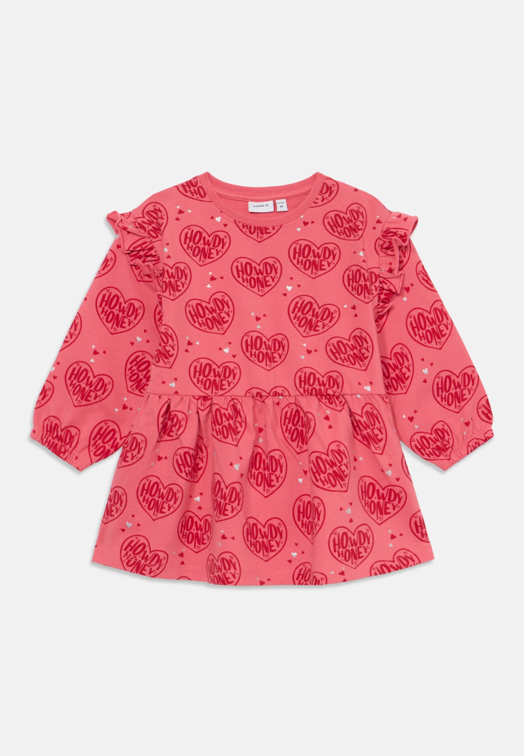 NAME IT G NMFKEA Sweat kleedje - rapture rose - 92