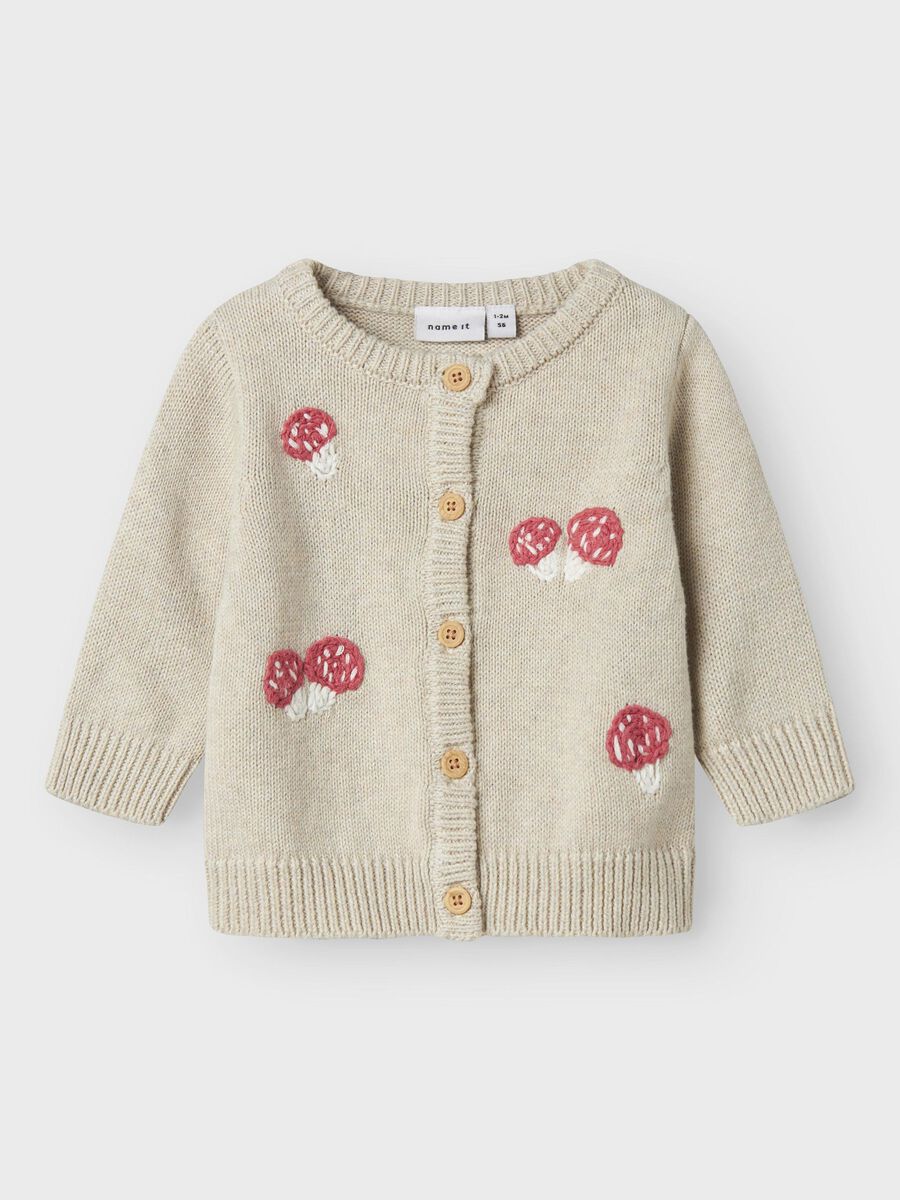NAME IT G NBFLINIE cardigan - peyote mel.- 74