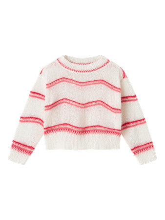 NAME IT G NMFKARIMA longsleeve knit - cloud dancer - 92