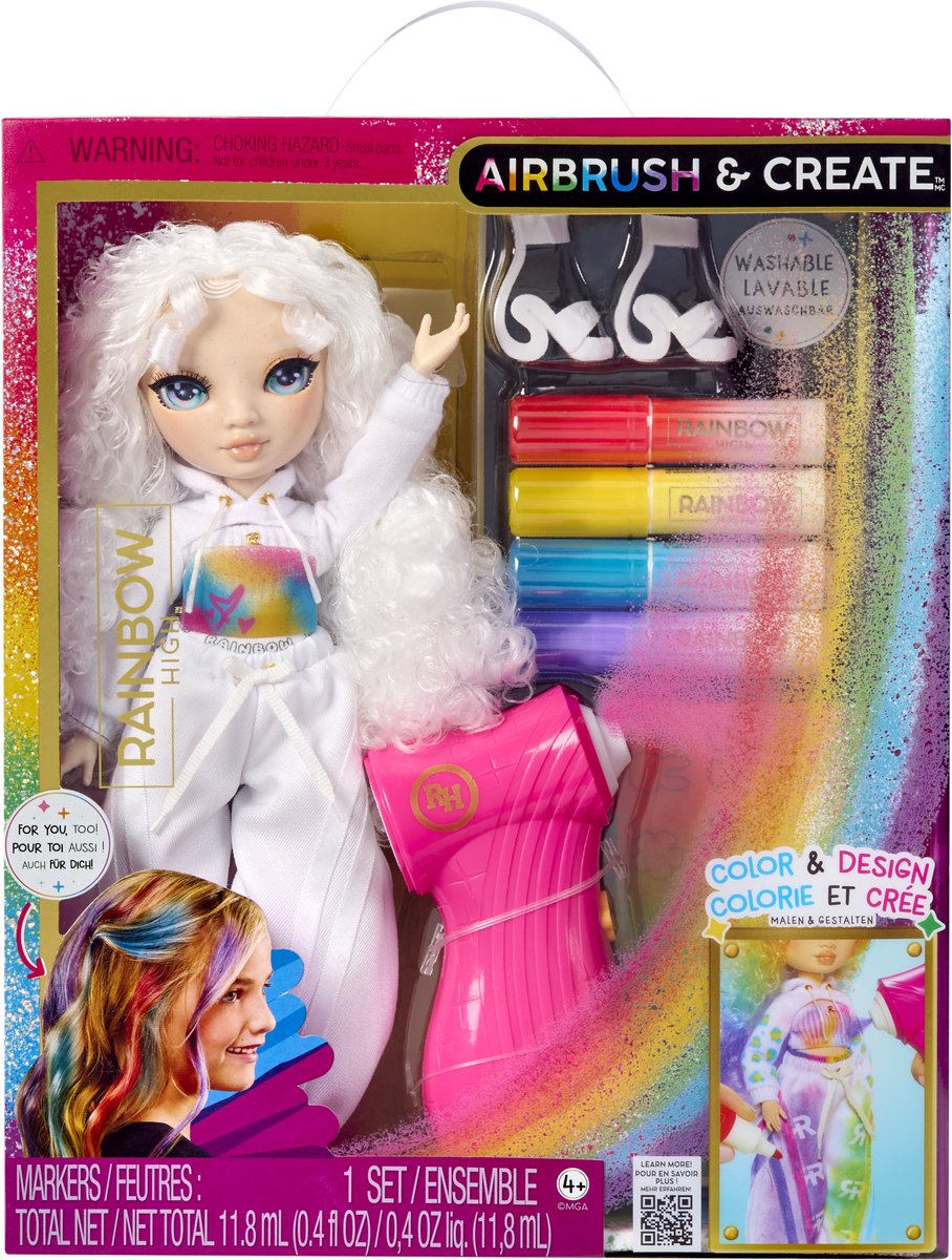 RAINBOW HIGH - Air brush & create fashion doll
