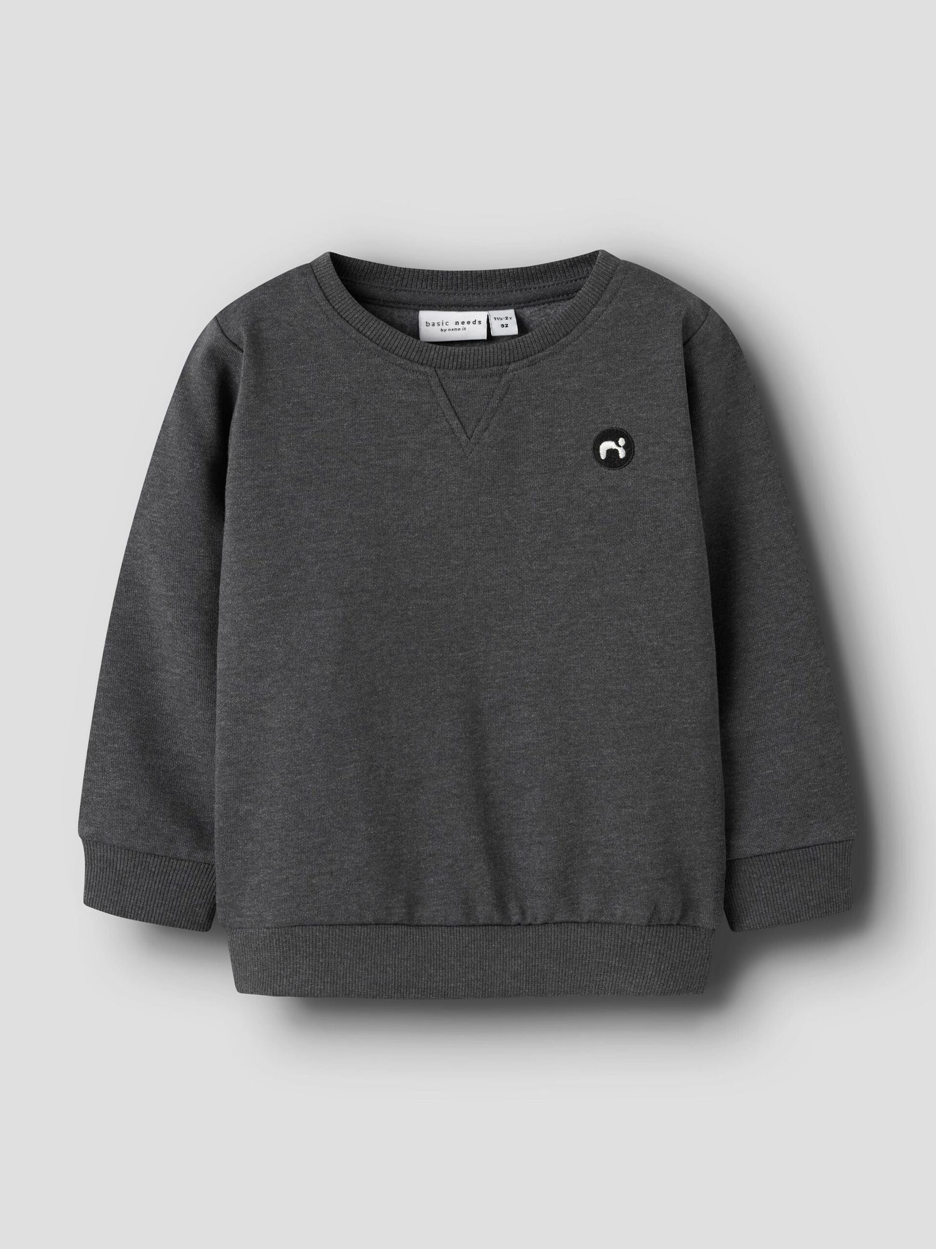 NAME IT B NMMVIMO Sweater - dark grey mel.- 80