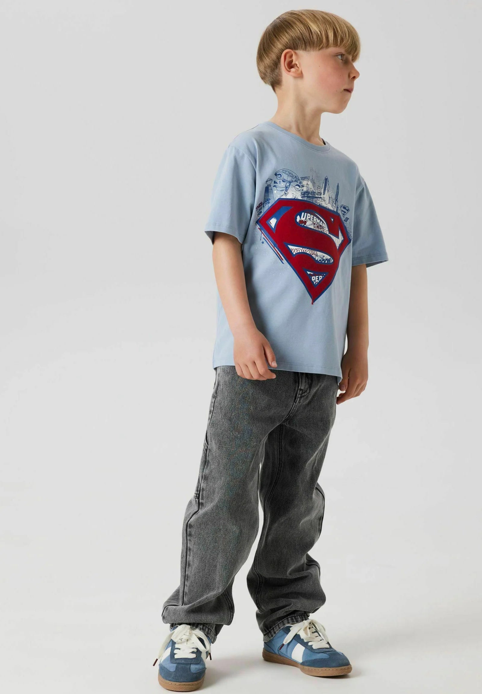 NAME IT B NKMRYAN Jeans straight 4525-IM - med. grey denim - 116