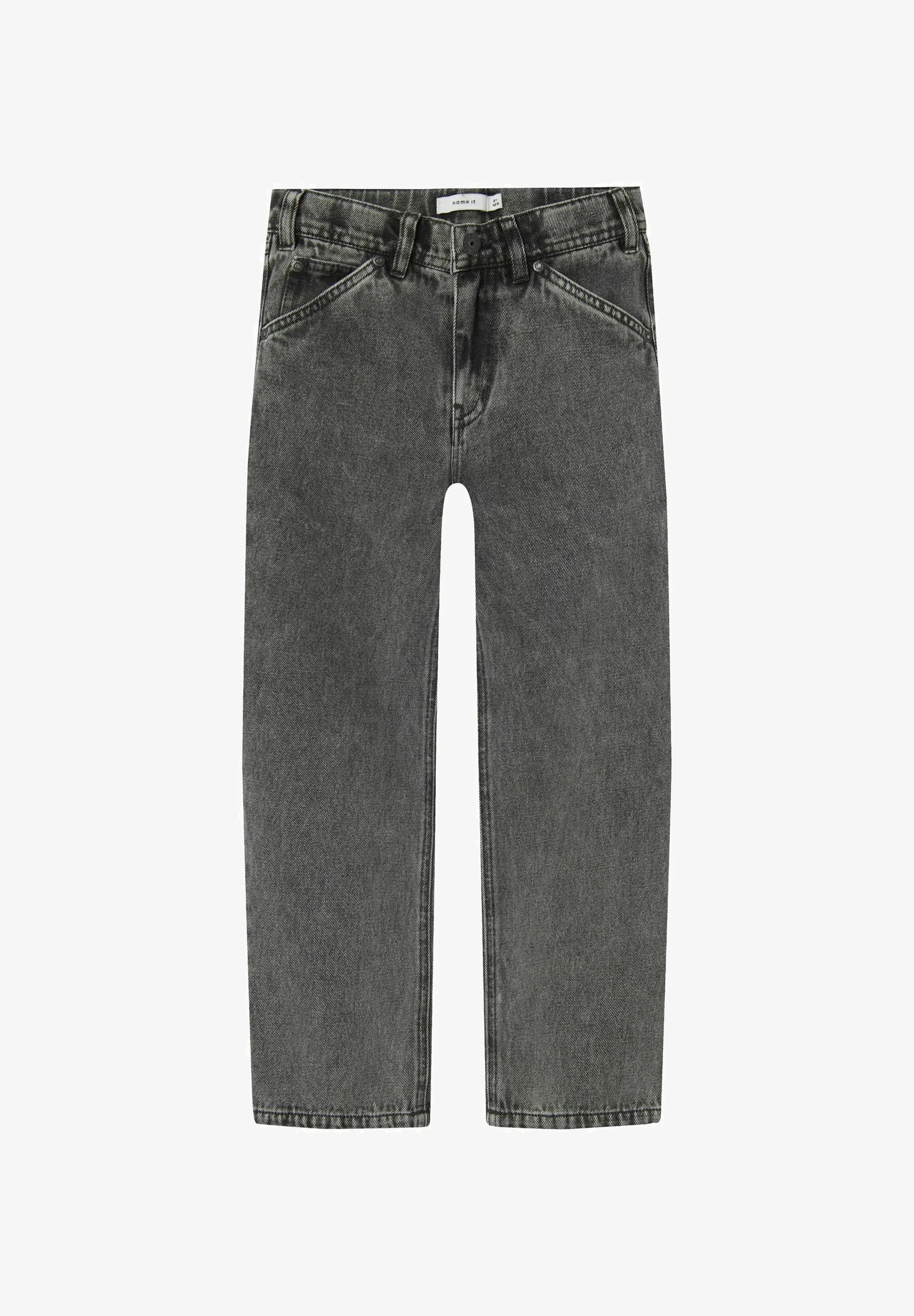 NAME IT B NKMRYAN Jeans straight 4525-IM - med. grey denim - 122
