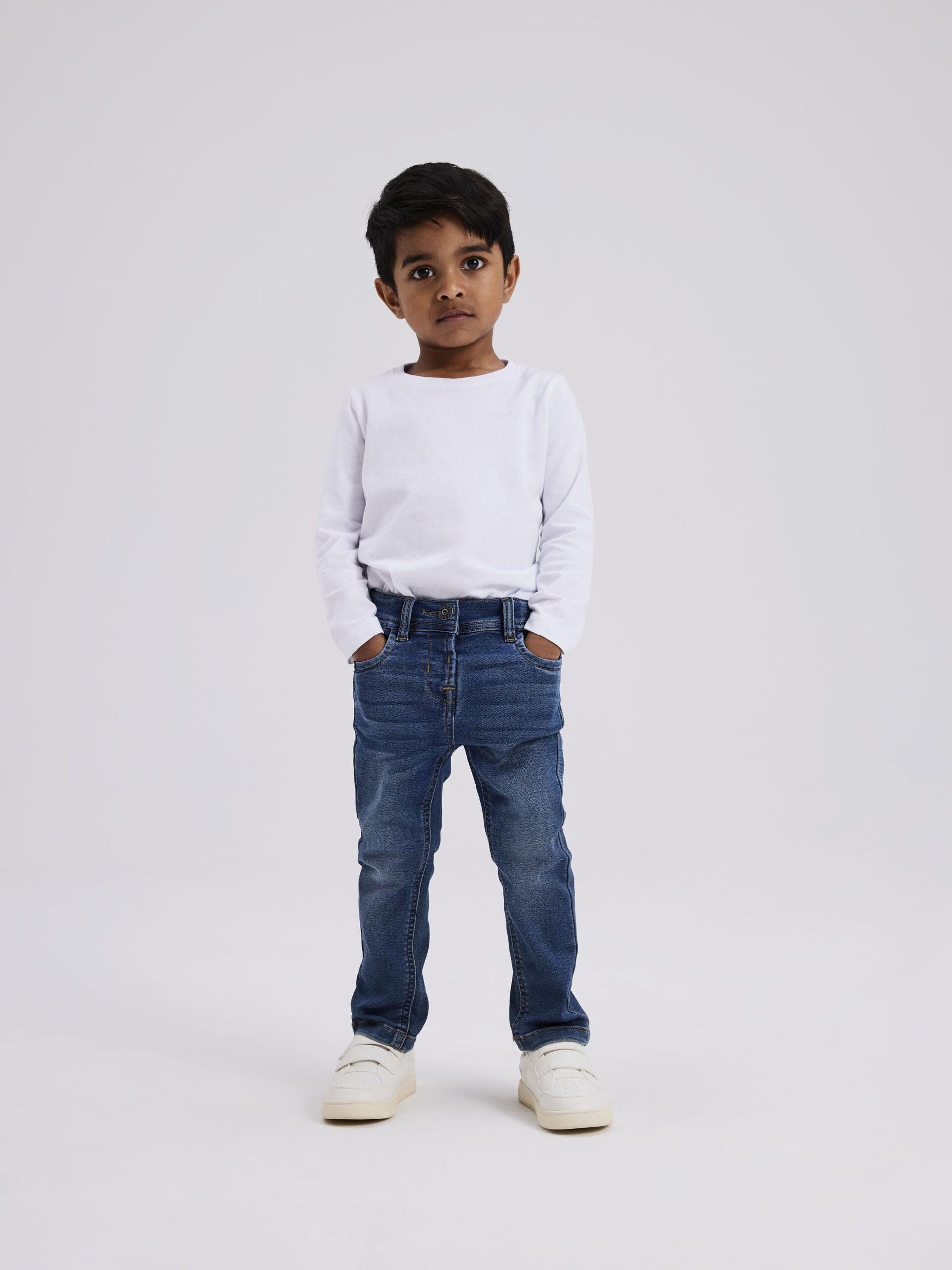 NAME IT B NMMSILAS Jeans slim sweat 8001-TH - dark blue - 80