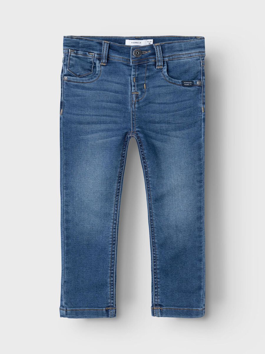 NAME IT B NMMSILAS Jeans slim sweat 8001-TH - dark blue - 98