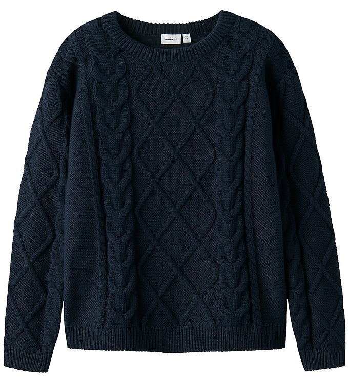 NAME IT B NMMLYLE Longsleeve knit - navy blazer - 116