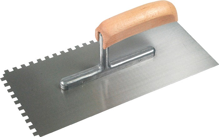 SCHWAN Getande spaan 280 x 130 / 6 x 6 mm / ZG18 - staal