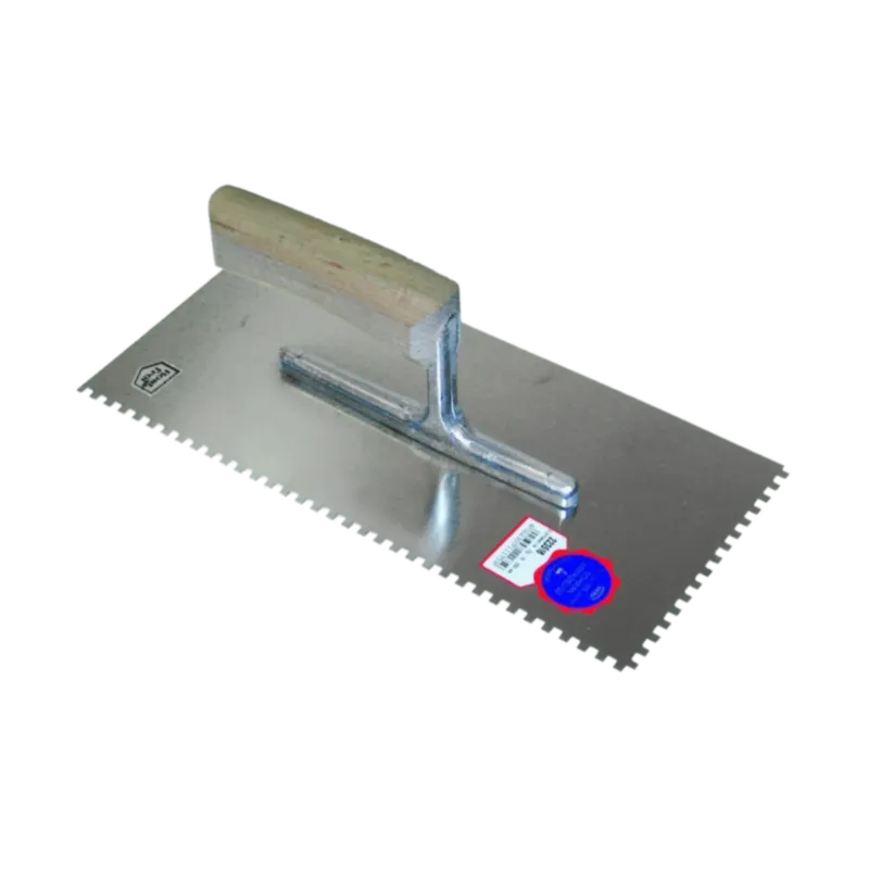 SCHWAN Getande spaan 280 x 130 / 6 x 6 mm / ZG18 - inox