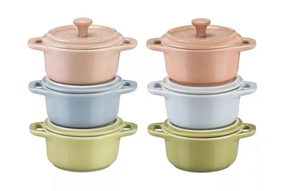 STAUB Set cocottes 200ml 6st.- macaron ass.