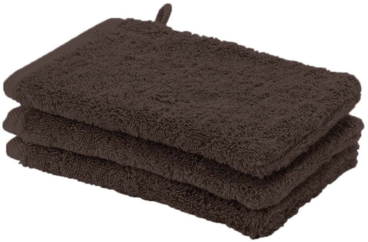 AQUANOVA London washandje - 16x22cm - Pecan
