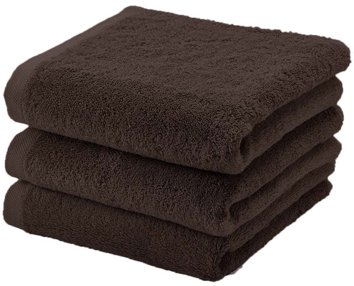 AQUANOVA London handdoek - 55x100cm - Pecan