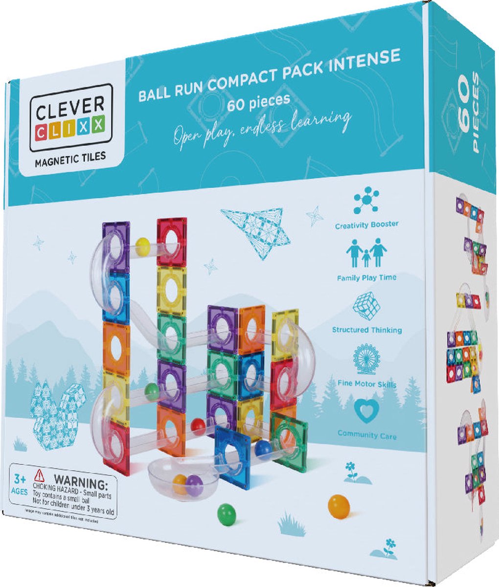 CLEVERCLIXX Ball Run compact pack - Intense 60st.