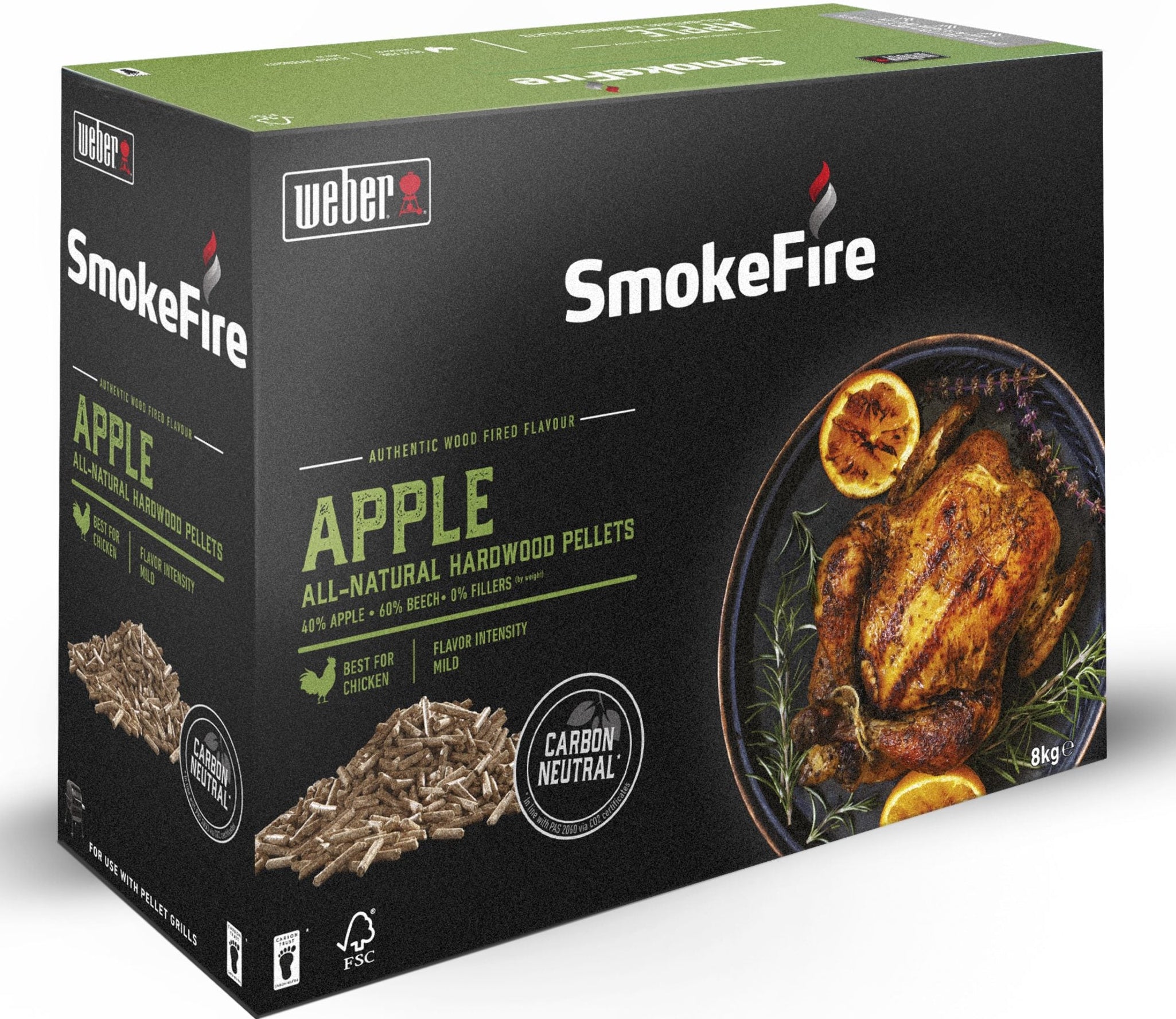 WEBER Hardhoutpellets - Appelhout