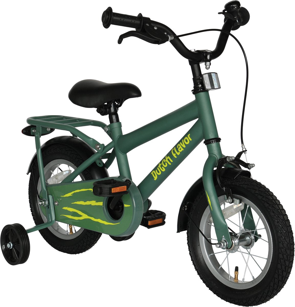 DUTCH FLAVOR Kinderfiets 12" - Groen