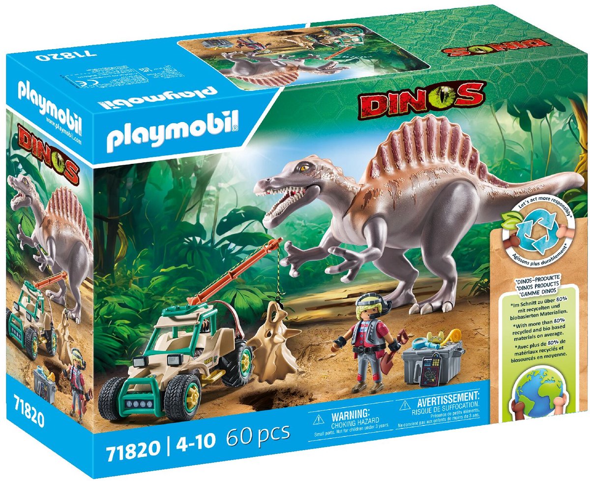 PLAYMOBIL 71820 Spinosaurus aanval