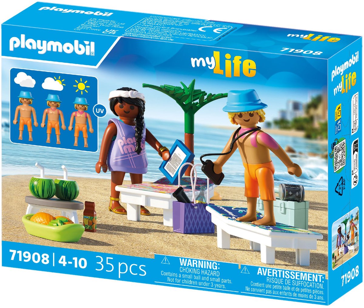 PLAYMOBIL 71908 Stranduitje m/koppel