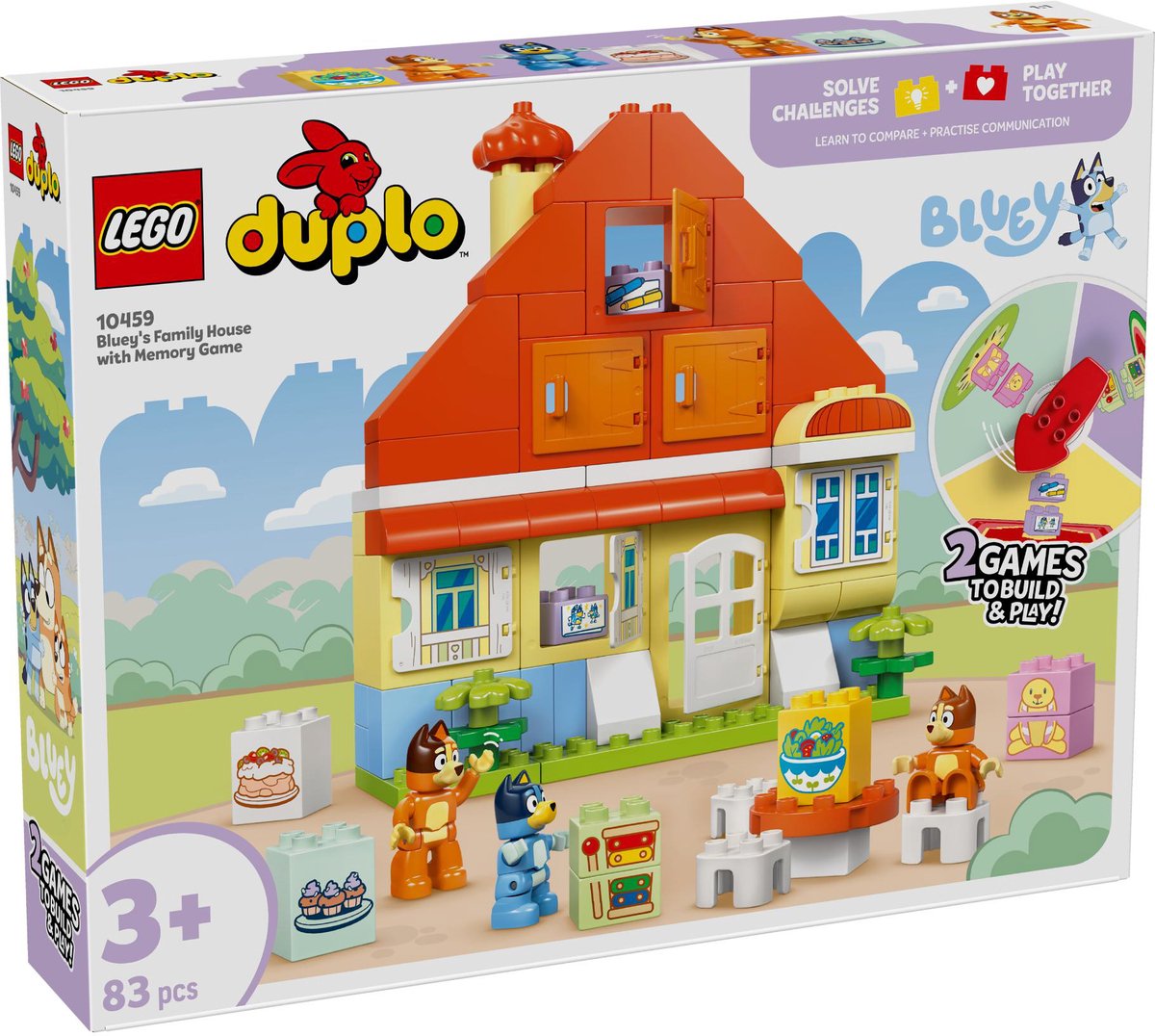 LEGO Duplo 10459 Huis van Bluey en haar familie m/geheugenspel