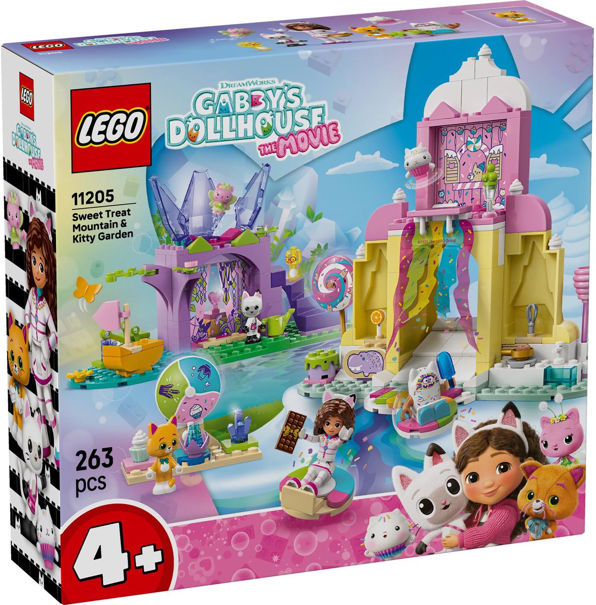 LEGO Gabby 11205 Snoepjesberg en kittentuin