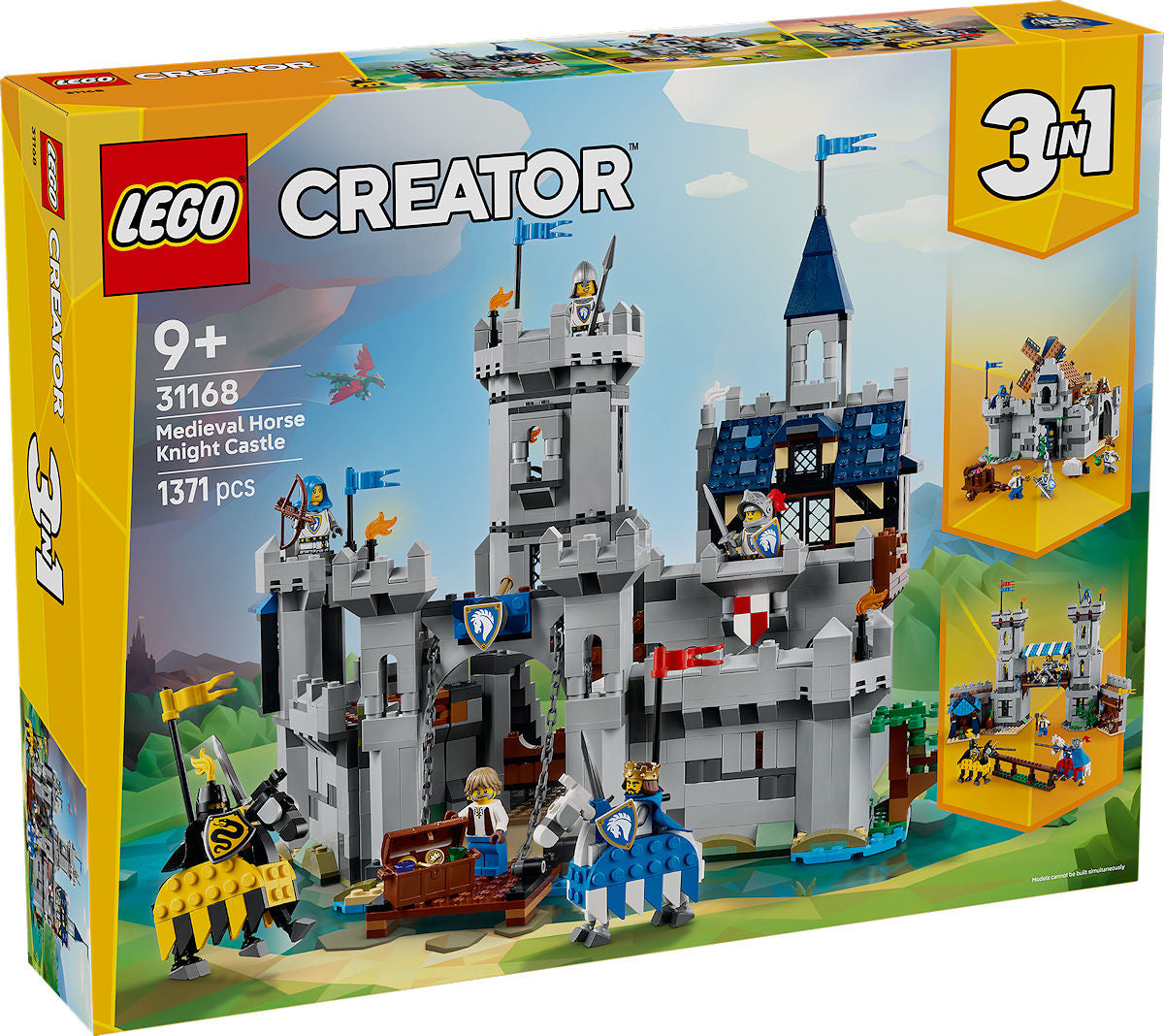LEGO Creator 31168 Middeleeuws kasteel m/ridders te paard