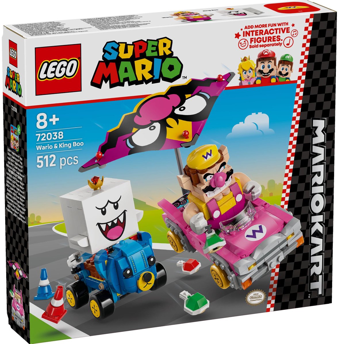 LEGO Super Mario 72038 Mario Kart – Wario en King Boo