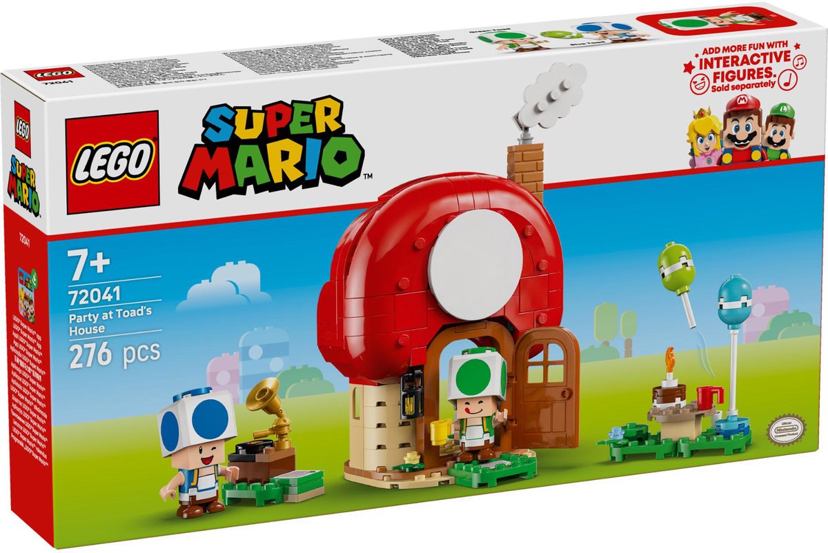 LEGO Super Mario 72041 Toads huisfeestje